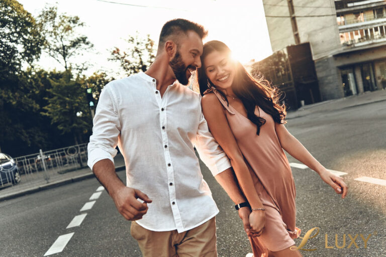 happy couple have the same Relationship Goals